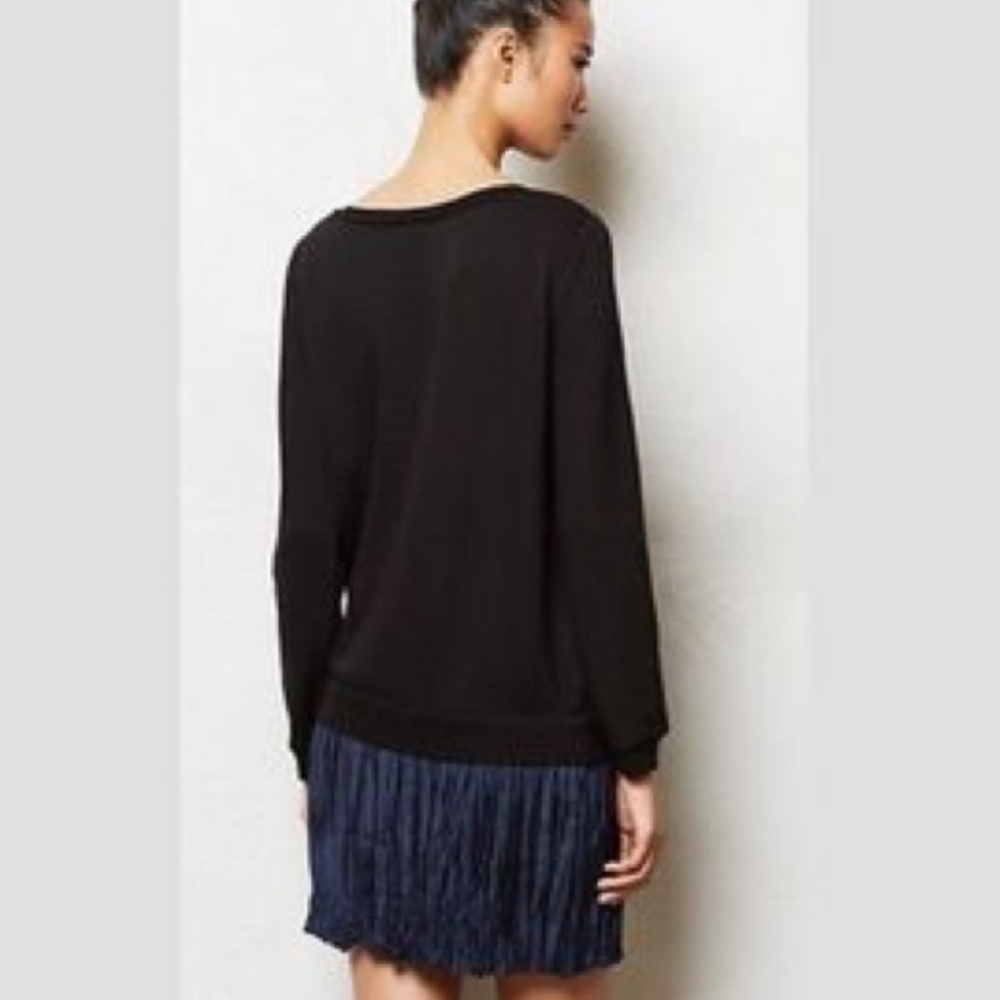 ANTHROPOLOGIE BORDEAUX DYAD SWEATSHIRT DRESS S - Picture 3 of 11